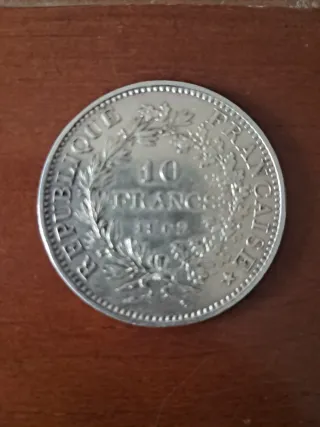 10 Francos 1967 Moneda Francesa