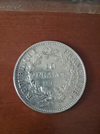10 Francos 1967 Moneda Francesa