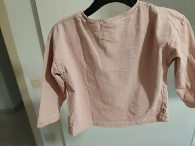 Camiseta bebé manga larga Zara