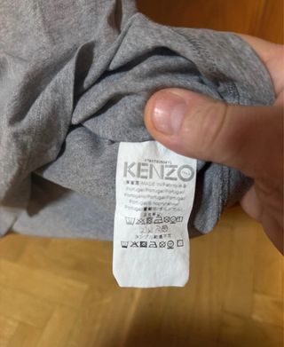 Camiseta Kenzo Tigre Multicolor Gris