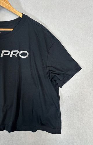 Camiseta Nike Pro Crop XL Negra