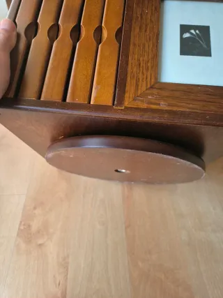 Mueble Madera Vintage Frances Giratorio de Fotos