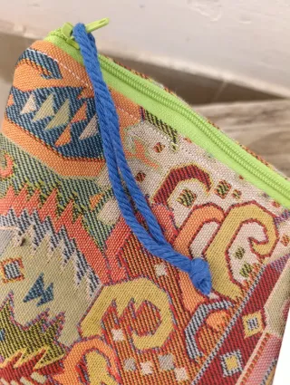 Pochette artigianale tessuto vintage