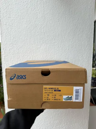 Asics Gel Nimbus 28 Verde/Azul Claro