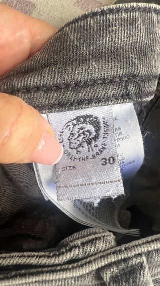 Vaqueros Diesel grises talla 30