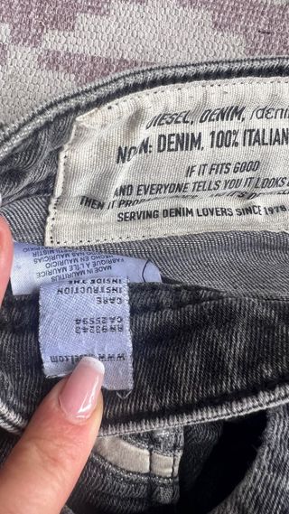 Vaqueros Diesel grises talla 30