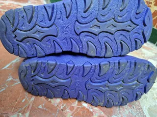 Botas de niña de nieve moradas, talla 35