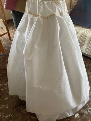 Cancán Fallera 95cm Blanco