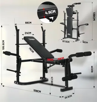 ESTRENA Banco de pesas multifuncional