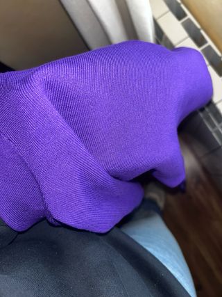 Jersey Zara cuello alto morado