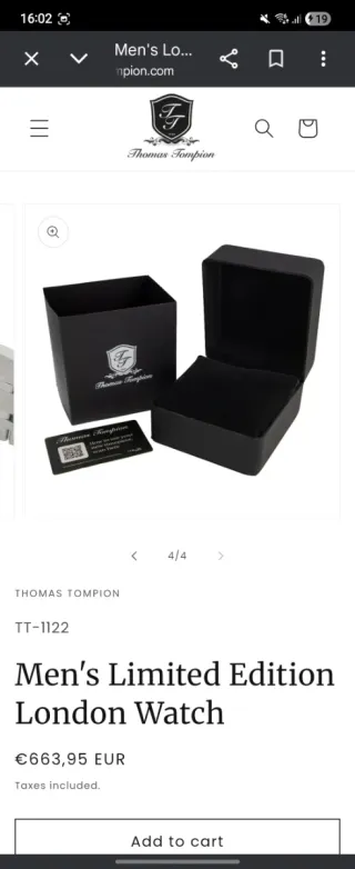 Reloj Thomas Tompion Automático Oro/Plata