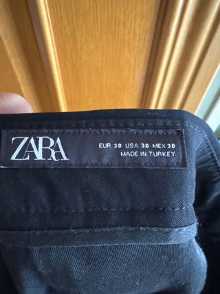 Traje de hombre Zara negro slim fit talla S