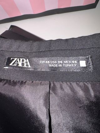 Traje de hombre Zara negro slim fit talla S