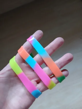 2 Bracciali Arcobaleno Pride LGBT