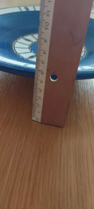 Piatti decorativi blu e bianchi