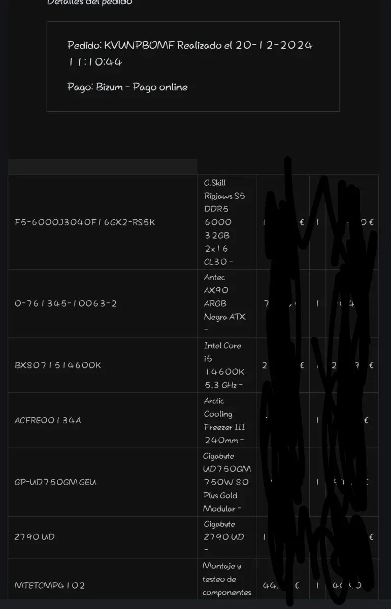 PC Gaming i5 14600k 5,3gh B580 Intel 12g Windows11 afbeelding 4