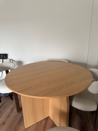 Mesa comedor redonda 6 personas