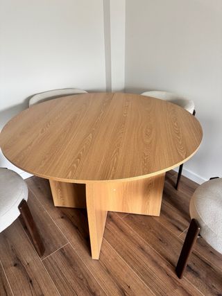 Mesa comedor redonda 6 personas