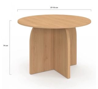 Mesa comedor redonda 6 personas