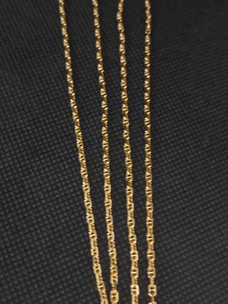 Cadena de oro 18k tipo forzada barra051-02-00551