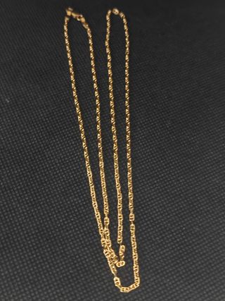 Cadena de oro 18k tipo forzada barra051-02-00551