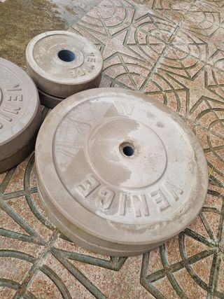 8 Pesas de 10Kg (28mm) | Precio imbatible