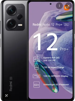 Xiaomi Redmi Note 12 Pro+ 256GB Negro