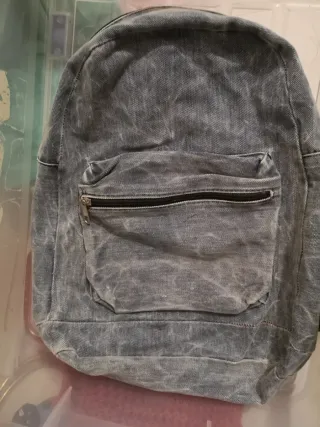 Mochila denim vintage vaquera