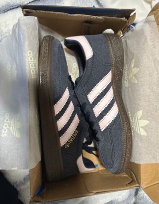 Adidas Samba Azul Marino Rayas Rosas