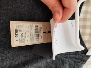 Jersey gris lana merino Massimo Dutti