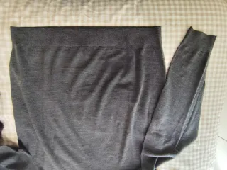 Jersey gris lana merino Massimo Dutti