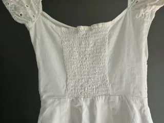 Vestido Verano Bershka Blanco