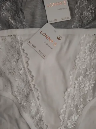 4 Braguitas Lonna's Talla XL (algodon)
