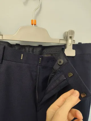 Pantalón de traje H&M azul marino
