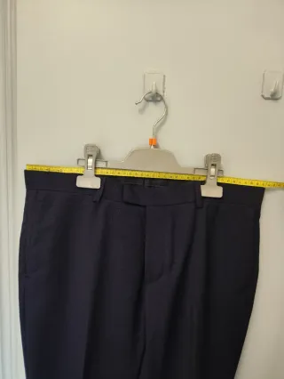 Pantalón de traje H&M azul marino