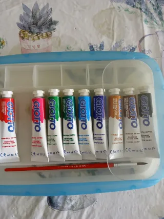 Set 11 Tempere GIOTTO Poster Paint 12ml