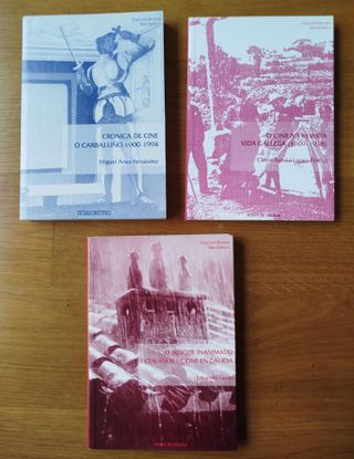Cine. Xunta Galicia. Difusión. Espreita. 3 libros