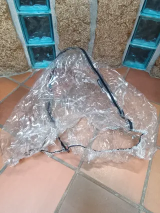 Carrito Bebecar V Pluma Negro Bronce