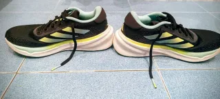 Zapatillas Running Adidas Supernova Negras/Verdes