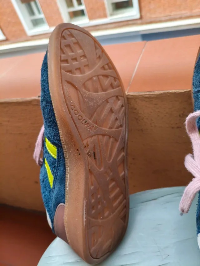 Zapatillas Coolway Azul y Amarillo