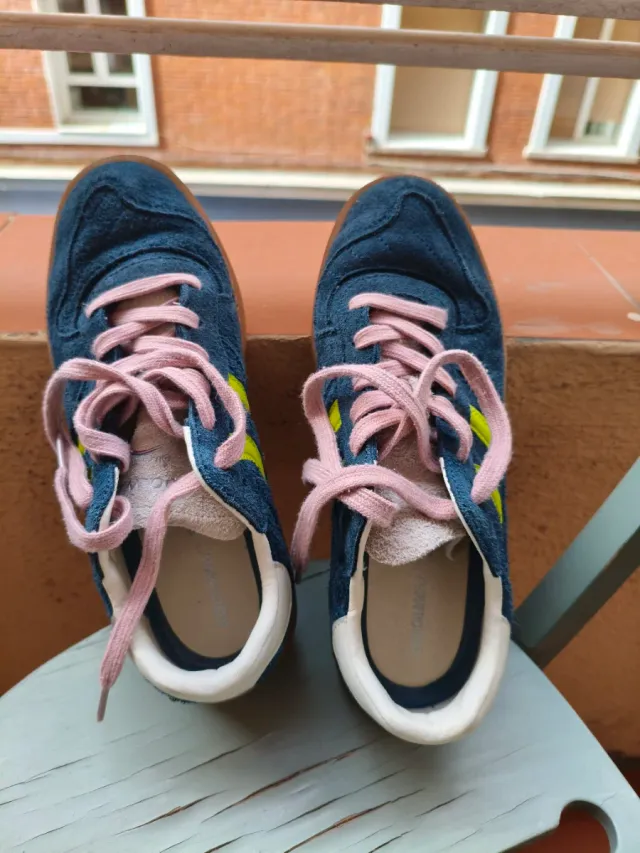Zapatillas Coolway Azul y Amarillo