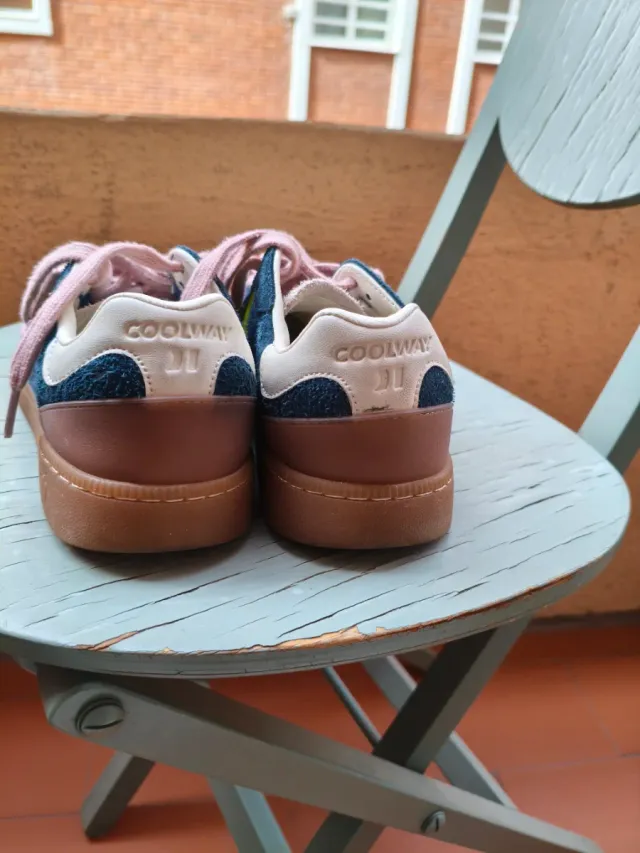 Zapatillas Coolway Azul y Amarillo