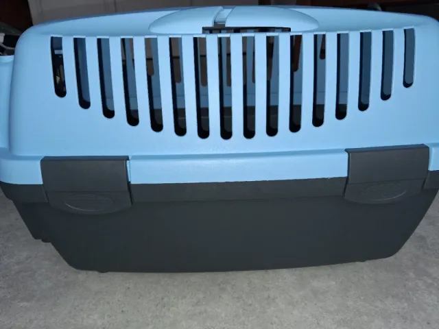 Transportín Trixie Capri 1 Gris/Azul 32x31x48cm