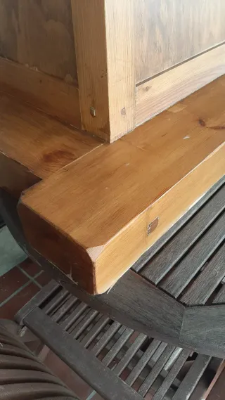 Campana de cocina de madera