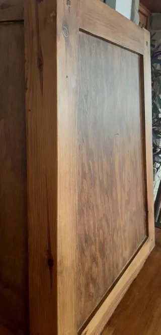 Campana de cocina de madera