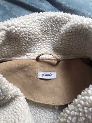 Abrigo Pimkie Beige Borreguito