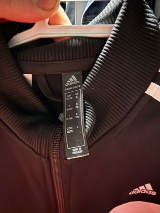 Chándal Adidas Negro Gris Blanco