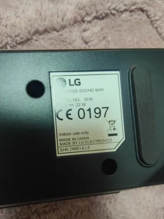 Barra de sonido LG SH5