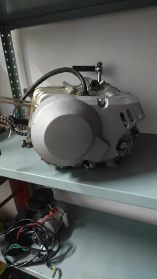 Parte baja motor pit bike 125cc