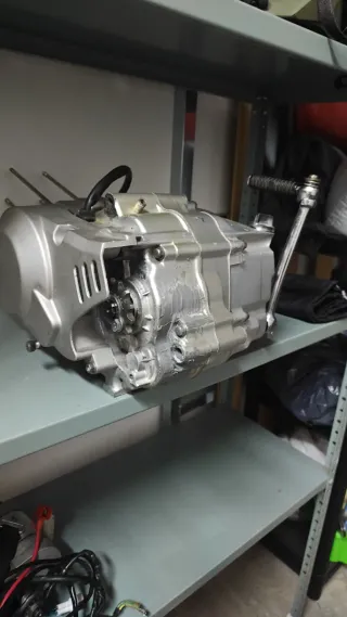 Parte baja motor pit bike 125cc